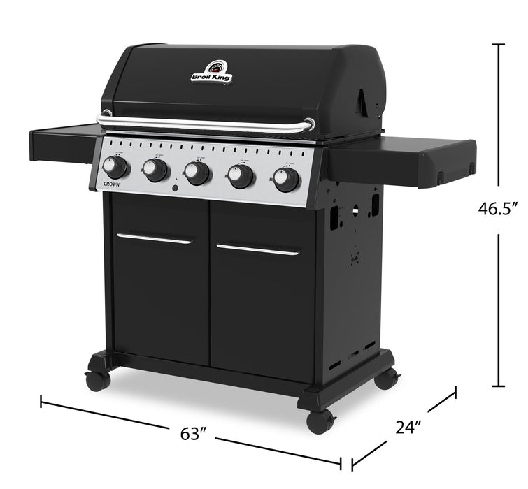 Barbecue à gaz propane de 45 000 BTU Broil King CrownMCde série 520 - 866254 