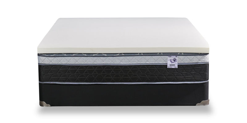 Surmatelas luxueux ferme Bronze de Springwall 2 po pour lit simple