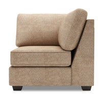 Fauteuil carré en coin Roll de la collection Sofa Lab - Luxury Taupe