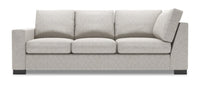 Sofa de gauche pour rallonge Track de la collection Sofa Lab - Luxury Silver