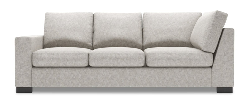 Sofa de gauche pour rallonge Track de la collection Sofa Lab - Luxury Silver
