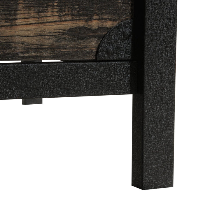 Bureau Lewis de 47,78 po avec 2 tiroirs - chêne carbone 