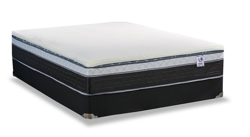 Surmatelas luxueux ferme Silver de Springwall 2 po pour lit simple