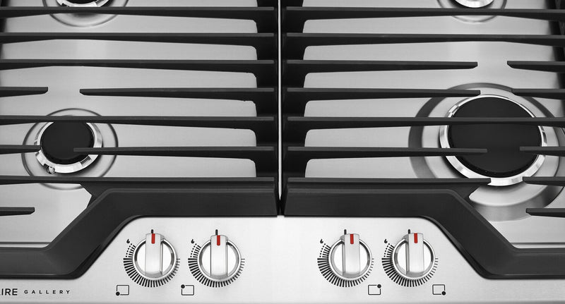 Surface de cuisson à gaz Frigidaire Gallery de 30 po à 4 éléments - acier inoxydable - GCCG3046AS
