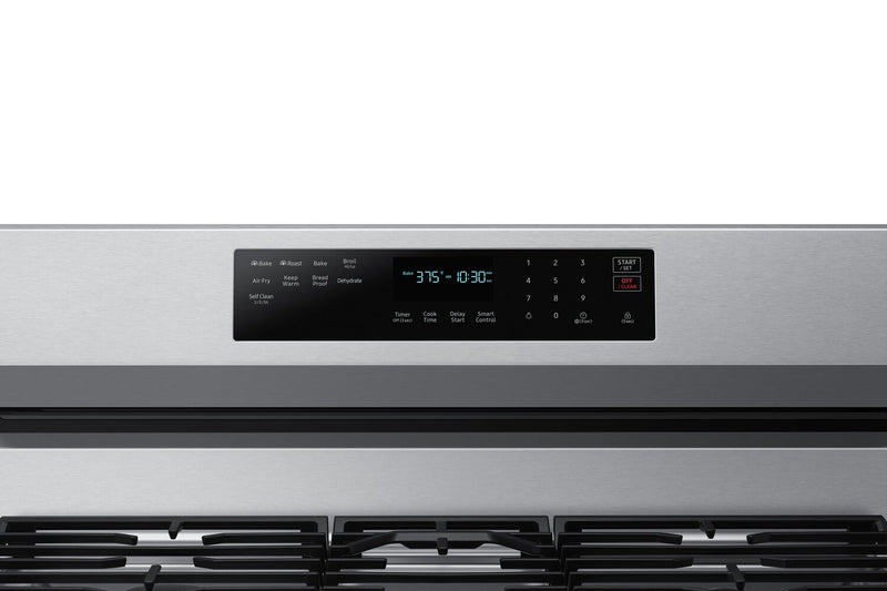 Cuisinière intelligente à gaz amovible Samsung de 6 pi³ avec friture à air - acier inoxydable - NX60A6711SS/AA