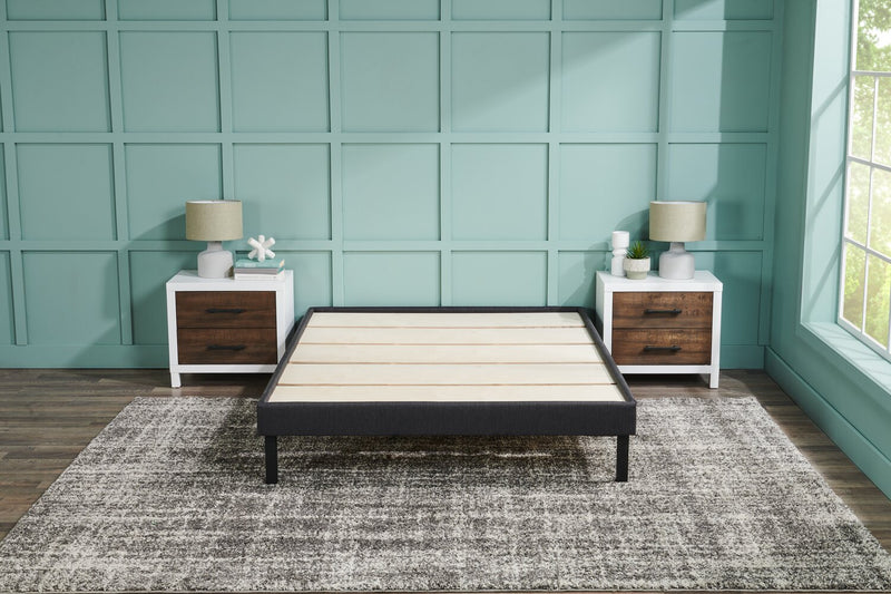 Base plateforme Breeze pour lit double - noir