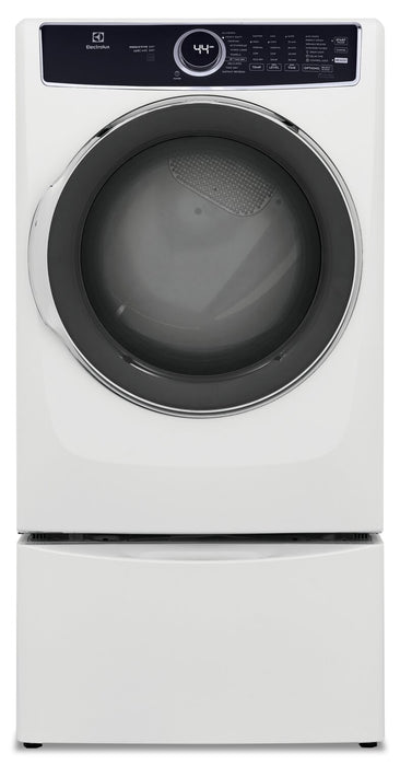 Sécheuse électrique Electrolux de 8 pi³ avec vapeur - blanche - superposable - ELFE753CAW