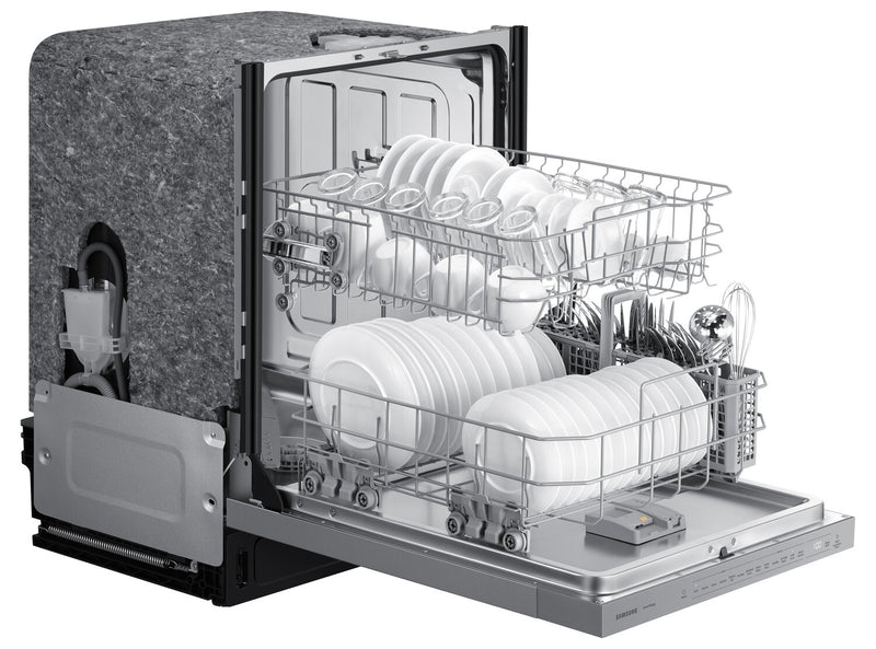 Lave-vaisselle encastré Samsung à 48 dBA de 24 po avec commandes sur le dessus, technologie de lavage ultrapuissant Storm WashMD et mise en marche différée - DW80CG5420SRAA