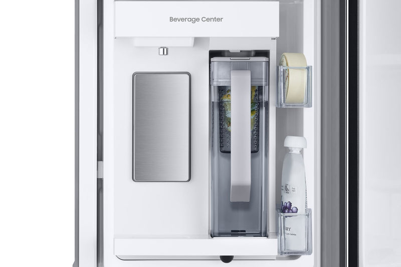 Réfrigérateur Samsung de 24,5 pi³ et de 33 po à portes françaises avec zone de boissons Beverage CenterMC et pichet d’eau à remplissage automatique - acier inoxydable - RF25C5551SR/AA