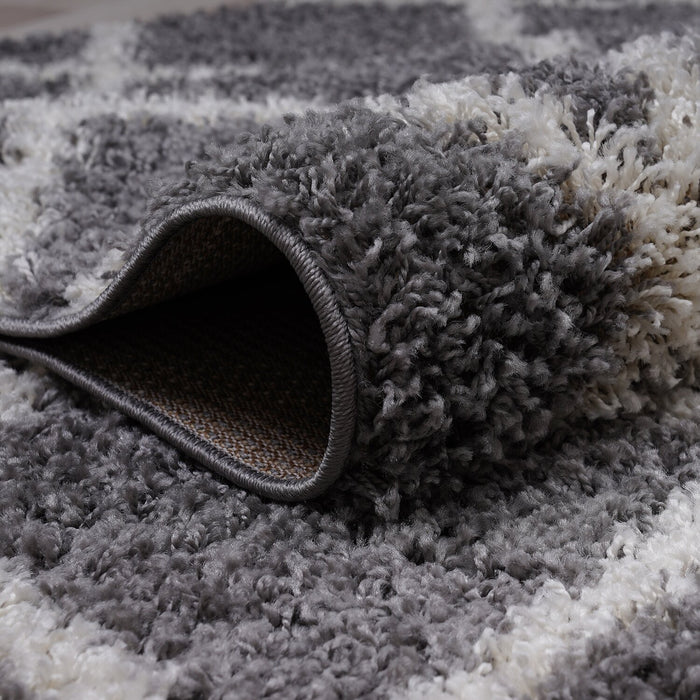 Carpette Austin grise - 5 pi x 7 pi