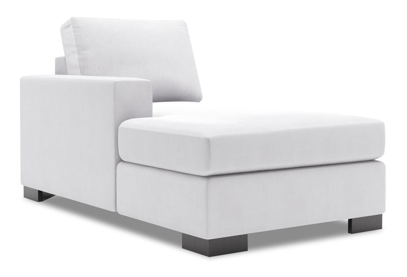 Fauteuil long de droite Track de la collection Sofa Lab - Pax Ice
