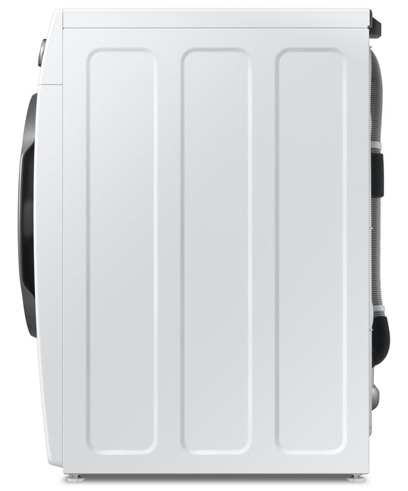 Laveuse à la vapeur Samsung à chargement frontal de 2,9 pi³ et de 24 po - blanche - superposable - WW25B6800AW/AC
