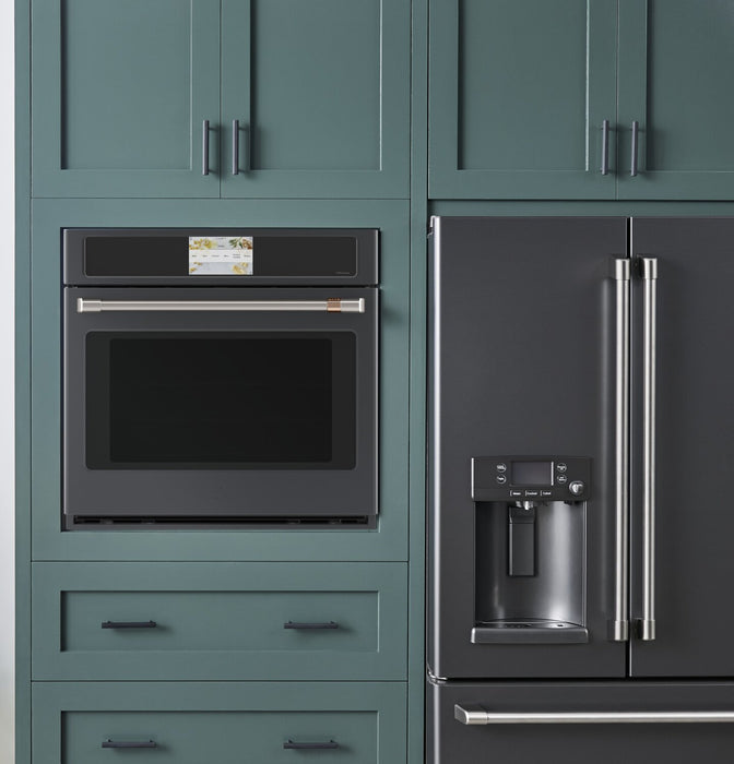 Four mural électrique Café de 5 pi³ et de 30 po avec convection européenne véritable et grilles autonettoyantes - blanc mat - CTS90DP3ND1