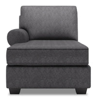 Fauteuil long de droite Roll de la collection Sofa Lab - Luxury Charcoal