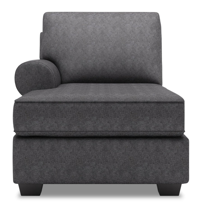 Fauteuil long de droite Roll de la collection Sofa Lab - Luxury Charcoal