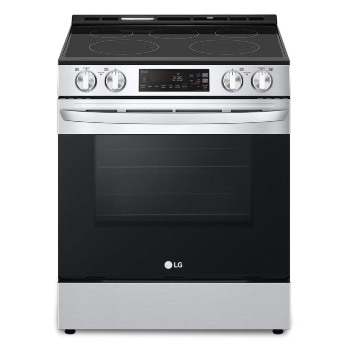 Cuisinière intelligente électrique LG de 6,3 pi³ avec EasyCleanMD - acier inoxydable Smudge-ProofMD - LSEL6331F