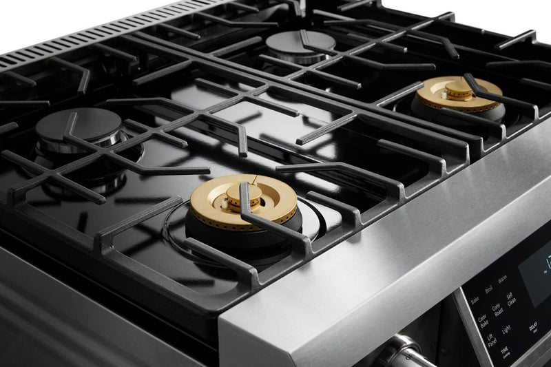 Cuisinière professionnelle à gaz Thor Kitchen de 4,55 pi³ à panneau inclinable - TRG3001