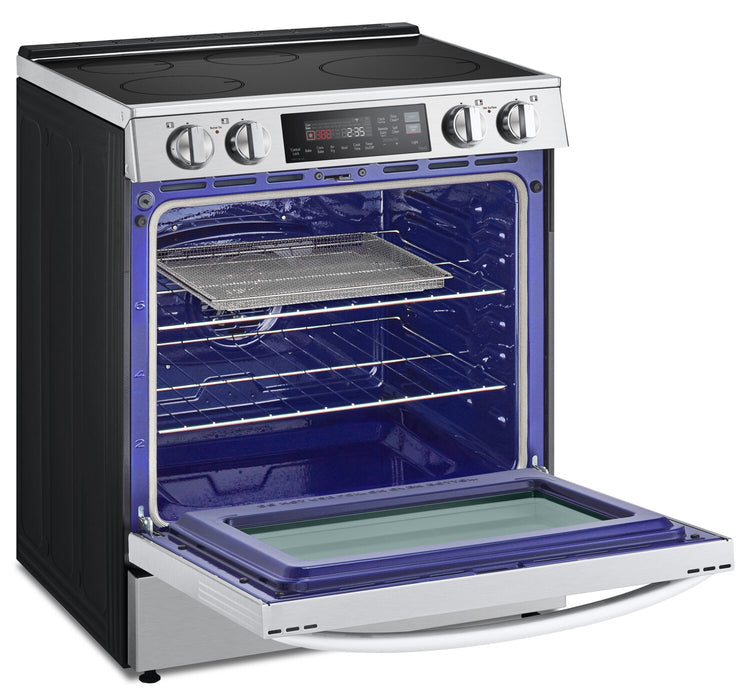 Cuisinière intelligente à induction LG de 6,3 pi³ avec friture à air et convection ProBake ConvectionMD - acier inoxydable Smudge-ProofMD - LSIL6334F