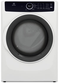  Sécheuse électrique Electrolux de 8 pi³ avec vapeur - blanche - superposable - ELFE743CAW