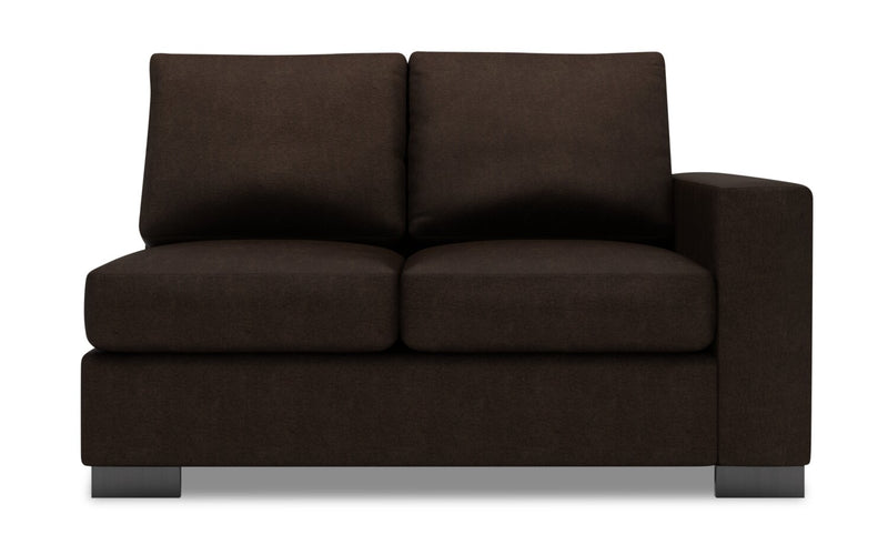 Causeuse de droite Track de la collection Sofa Lab - Luxury Chocolate