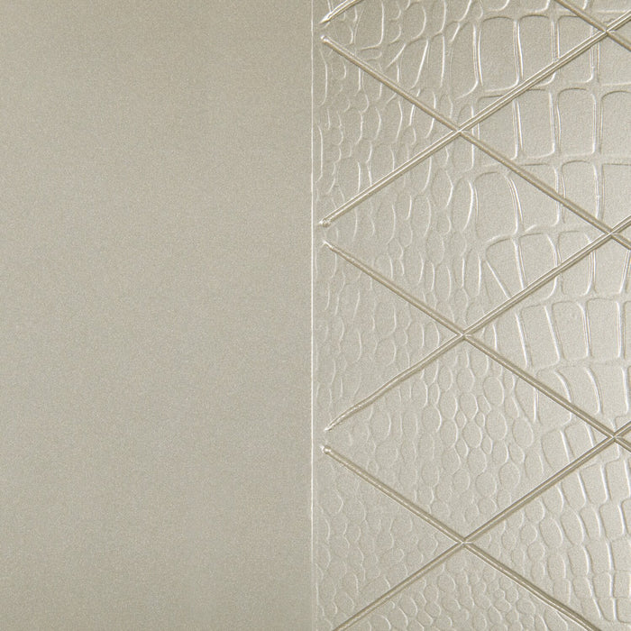 Commode somptueuse Tyra de 60,3 po (L) x 38,5 po (H) à 6 tiroirs pour la chambre à coucher - champagne