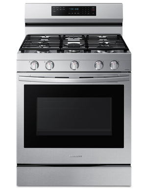 Cuisinière intelligente à gaz amovible Samsung de 6 pi³ avec friture à air - acier inoxydable - NX60A6711SS/AA
