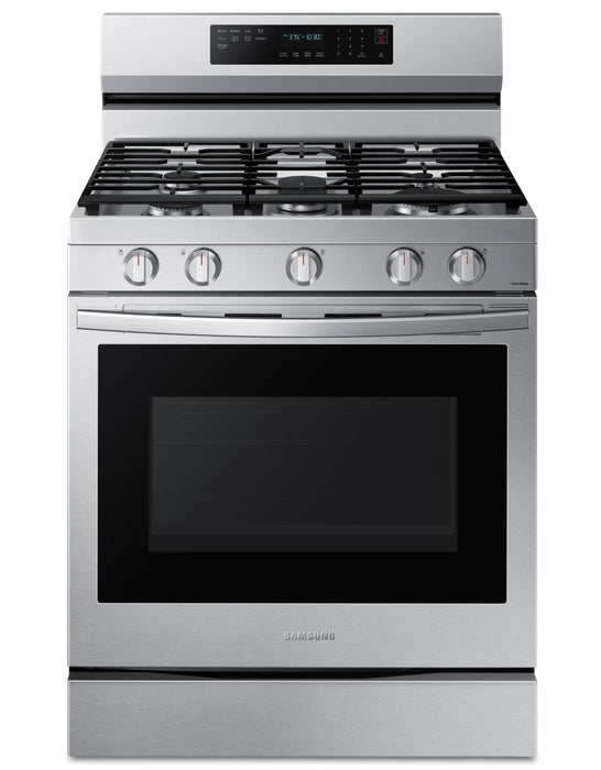 Cuisinière intelligente à gaz amovible Samsung de 6 pi³ avec friture à air - acier inoxydable - NX60A6711SS/AA