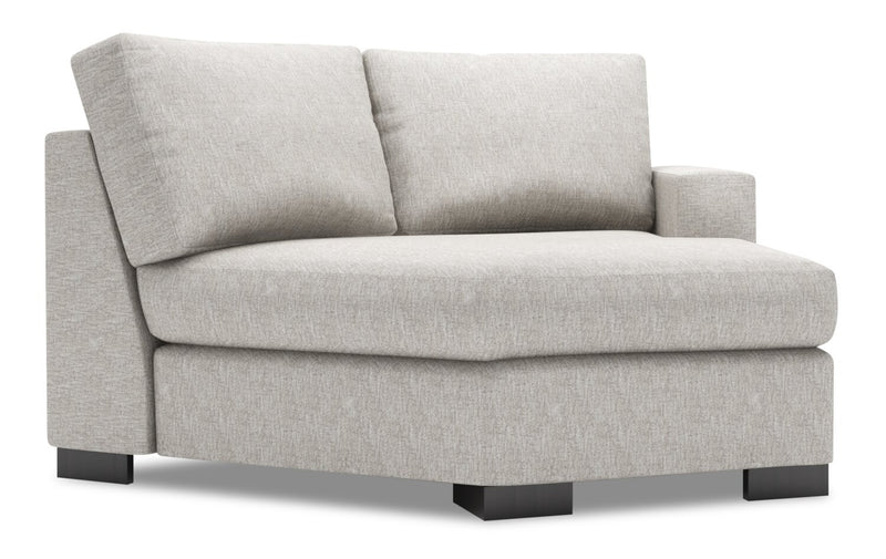 Fauteuil Cuddler de droite Track de la collection Sofa Lab - Luxury Silver