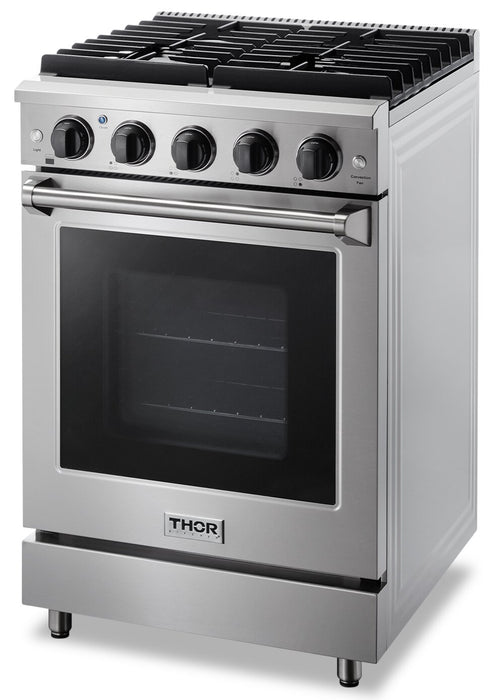Cuisinière amovible à gaz 24 po Thor Kitchen de 3,7 pi³ - LRG2401 