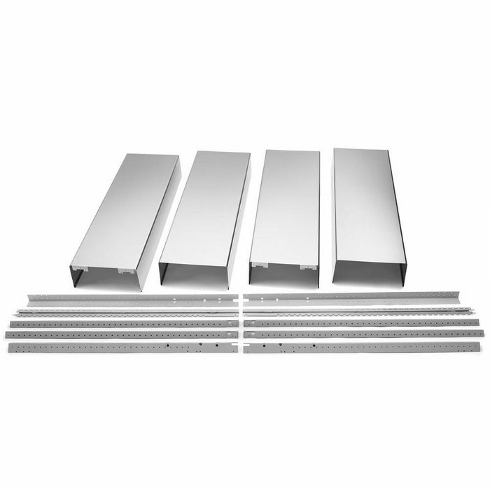 Trousse de rallonge de cheminée pour hotte de cuisinière installée à l'îlot Whirlpool - EXTKIT26FS