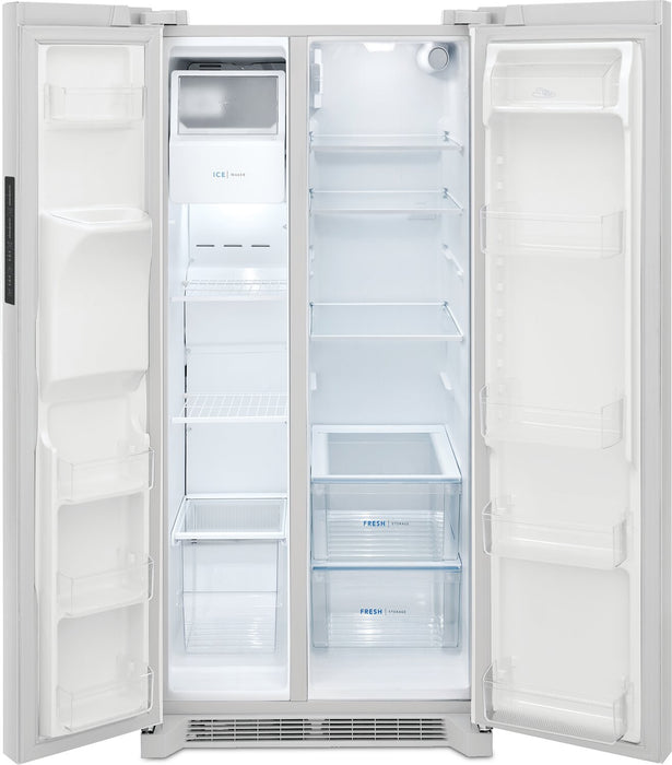 Réfrigérateur Frigidaire de 22,3 pi³ et de 33 po de profondeur standard à compartiments juxtaposés - blanc - FRSS2323AW