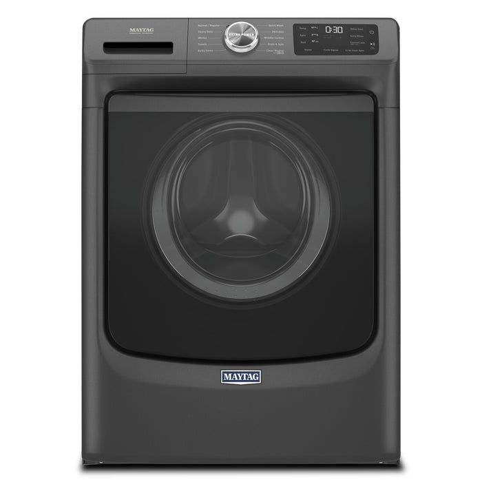 Laveuse à la vapeur haute efficacité Maytag à chargement frontal de 5,2 pi³ - noir volcan - superposable - MHW5630MBK