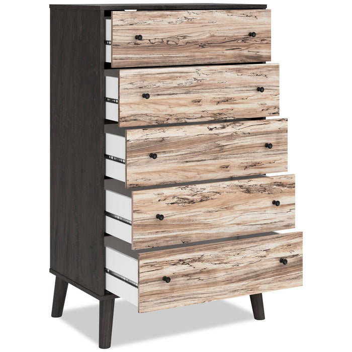Commode verticale Wolf - brune