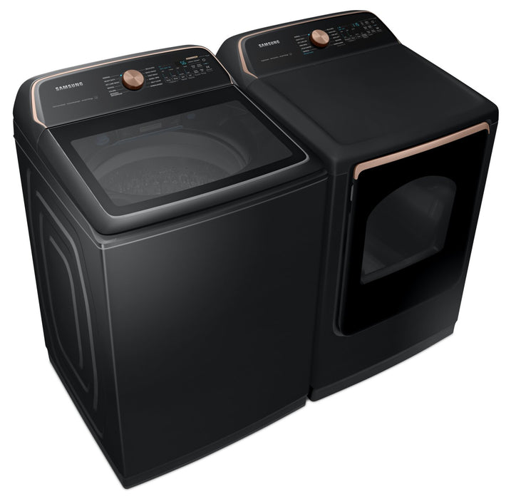 Laveuse intelligente 6,2 pi³ chargement par le haut avec système de distribution automatique et sécheuse électrique 7,4 pi³ Samsung 