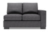 Causeuse de droite Track de la collection Sofa Lab - Luxury Charcoal