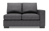  Causeuse de droite Track de la collection Sofa Lab - Luxury Charcoal 