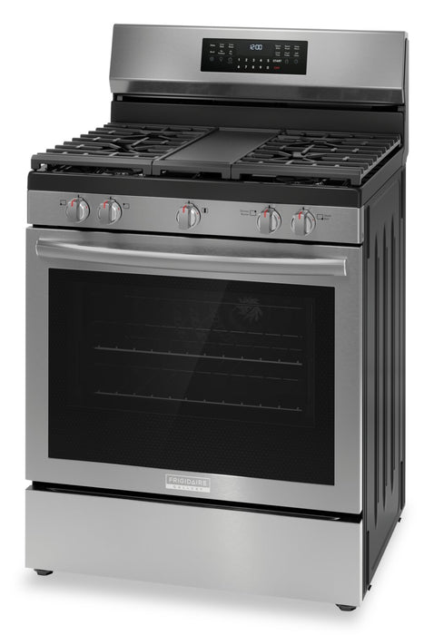 Cuisinière à gaz Frigidaire Gallery de 5,1 pi³ avec convection totale et friture à air - acier inoxydable Smudge-ProofMD - GCRG3060BF