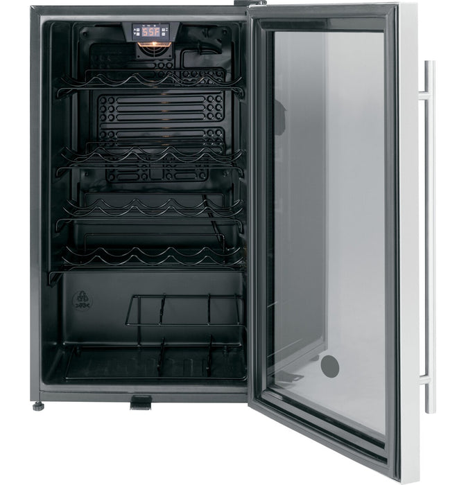 Refroidisseur à vin GE de 4,1 pi³ et de 19 po - acier inoxydable - GWS04HAESS