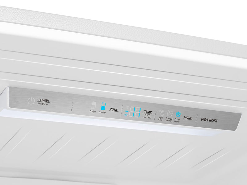 Réfrigérateur Hisense de 17 pi³ et de 31,1 po à congélateur inférieur - blanc - RB17A2CWE