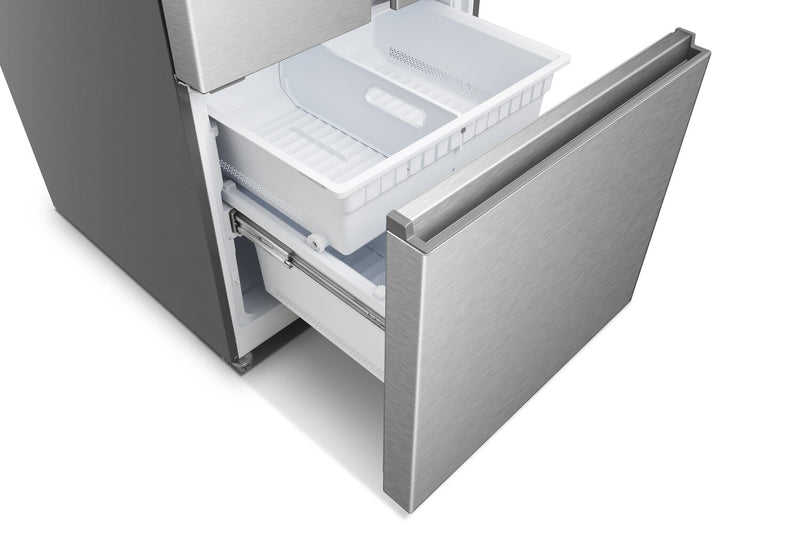 Réfrigérateur Hisense de 20,8 pi³ et de 29,9 po à portes françaises - acier inoxydable - RF210N6ASE