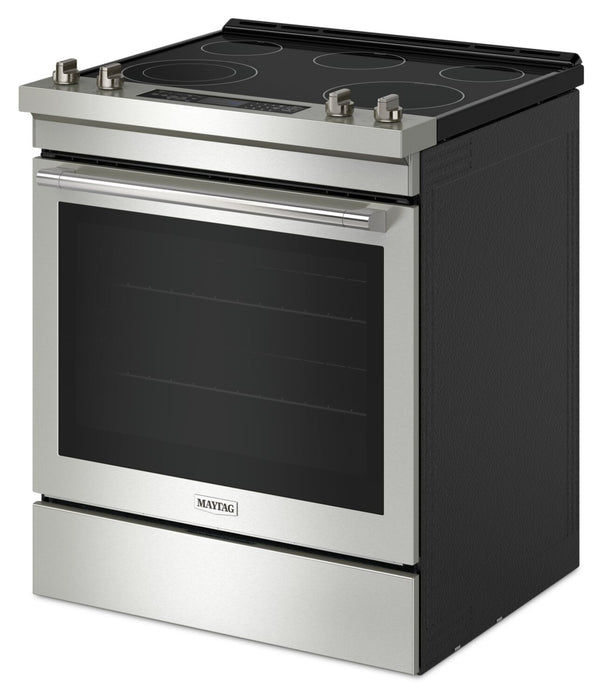 Cuisinière électrique Maytag de 6,4 pi³ avec friture à air et technologie AquaLiftMD - acier inoxydable résistant aux traces de doigts - YMES8800PZ