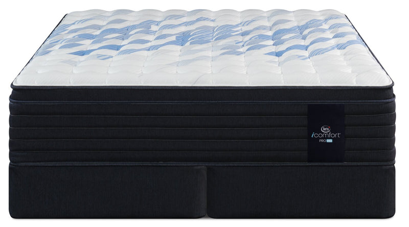 Ensemble matelas à Euro-plateau ProHD Vanguard 3.0 Hybrid iComfortMD de Serta pour très grand lit