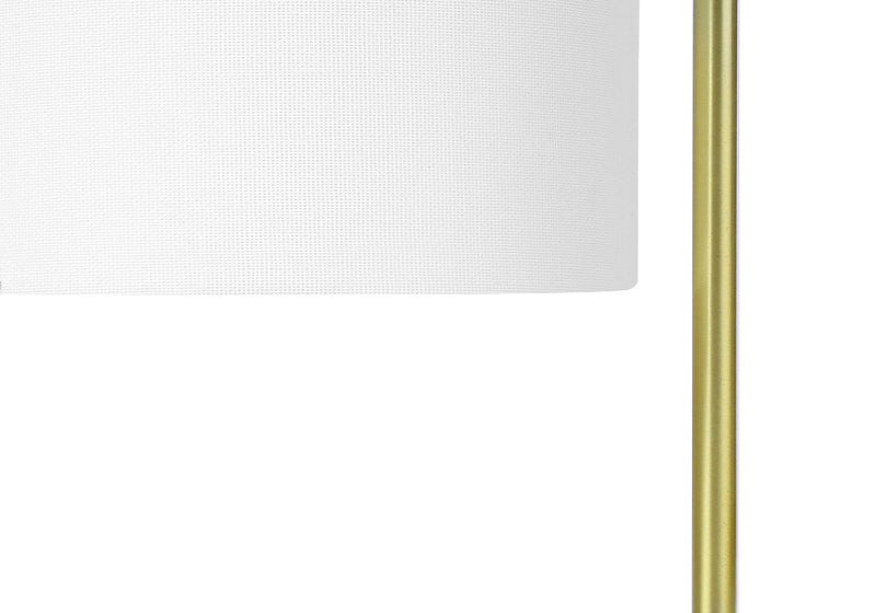 Lampe de table de 20 po dorée avec base en marbre