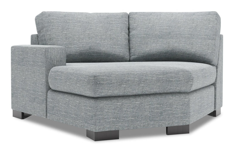Fauteuil Cuddler de gauche Track de la collection Sofa Lab - Luna Pewter