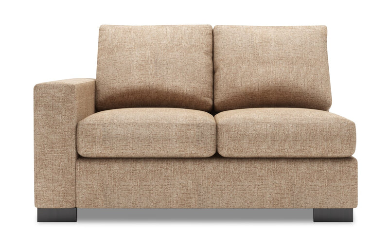 Causeuse de gauche Track de la collection Sofa Lab - Luxury Taupe