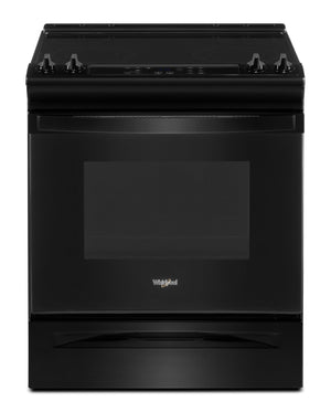Cuisinière électrique Whirlpool de 4,8 pi³ avec autonettoyage - noire - YWEE515S0LB