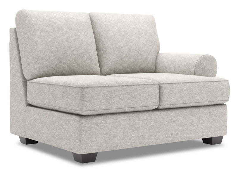 Causeuse de droite Roll de la collection Sofa Lab - Luxury Silver