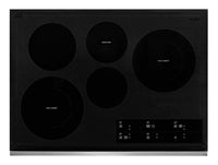 Surface de cuisson électrique Whirlpool de 30 po à 5 éléments - acier inoxydable - WCE97US0KS