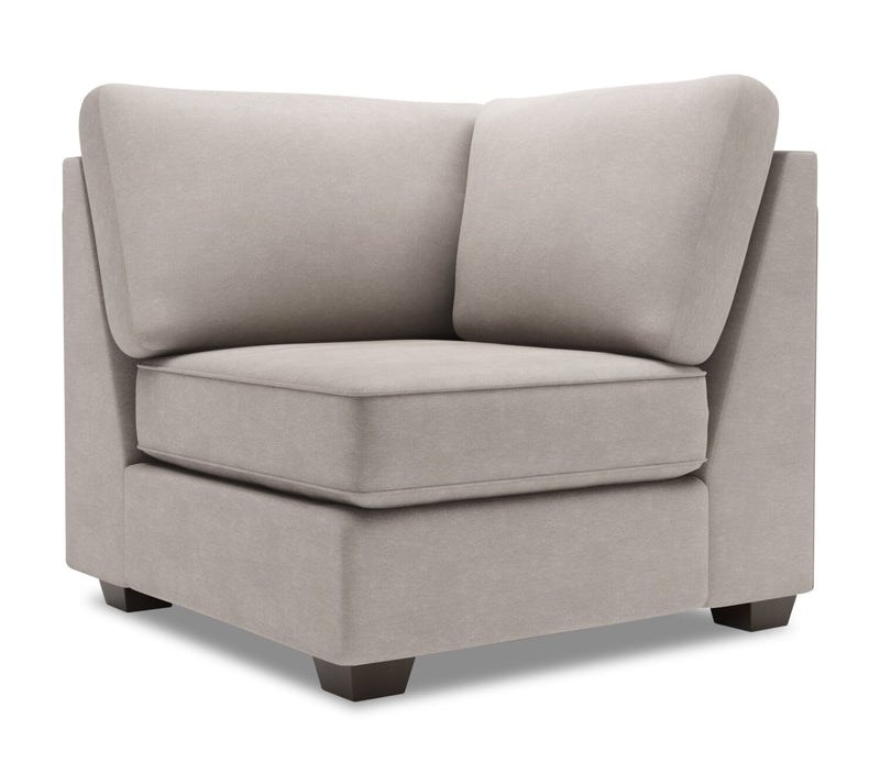 Fauteuil carré en coin Roll de la collection Sofa Lab - Pax Slate