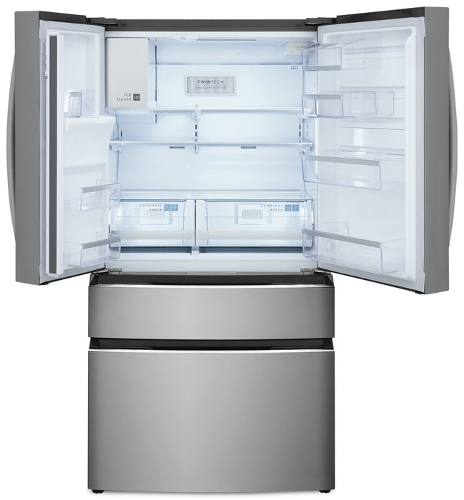 Réfrigérateur Frigidaire Gallery de 21,5 pi³ et de 36 po de profondeur comptoir à 4 portes françaises - acier inoxydable Smudge-ProofMD - GRMC2273CF